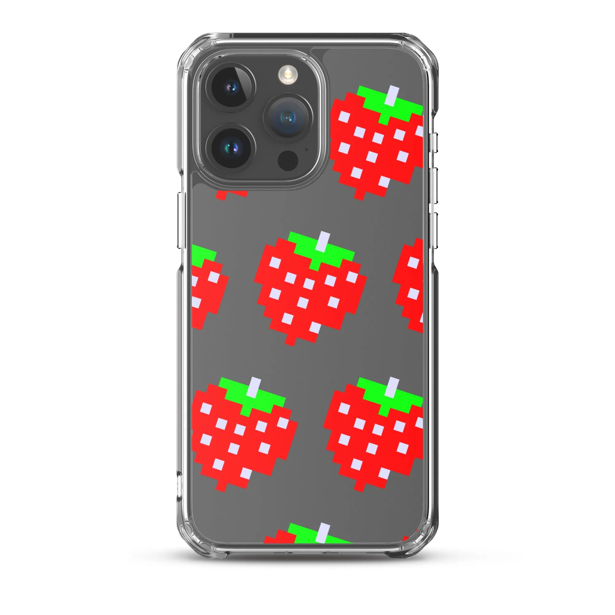 Strawberry Pixel® iPhone® snap case