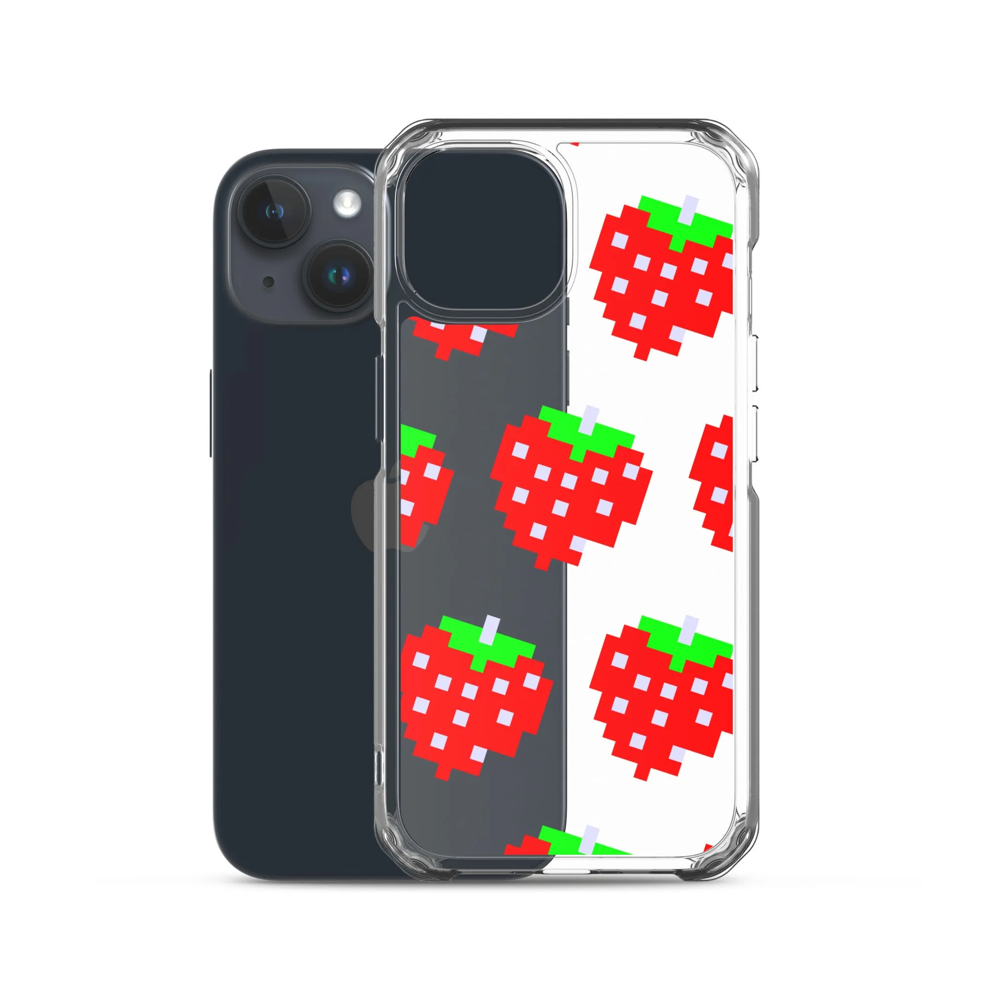 Strawberry Pixel® iPhone® snap case