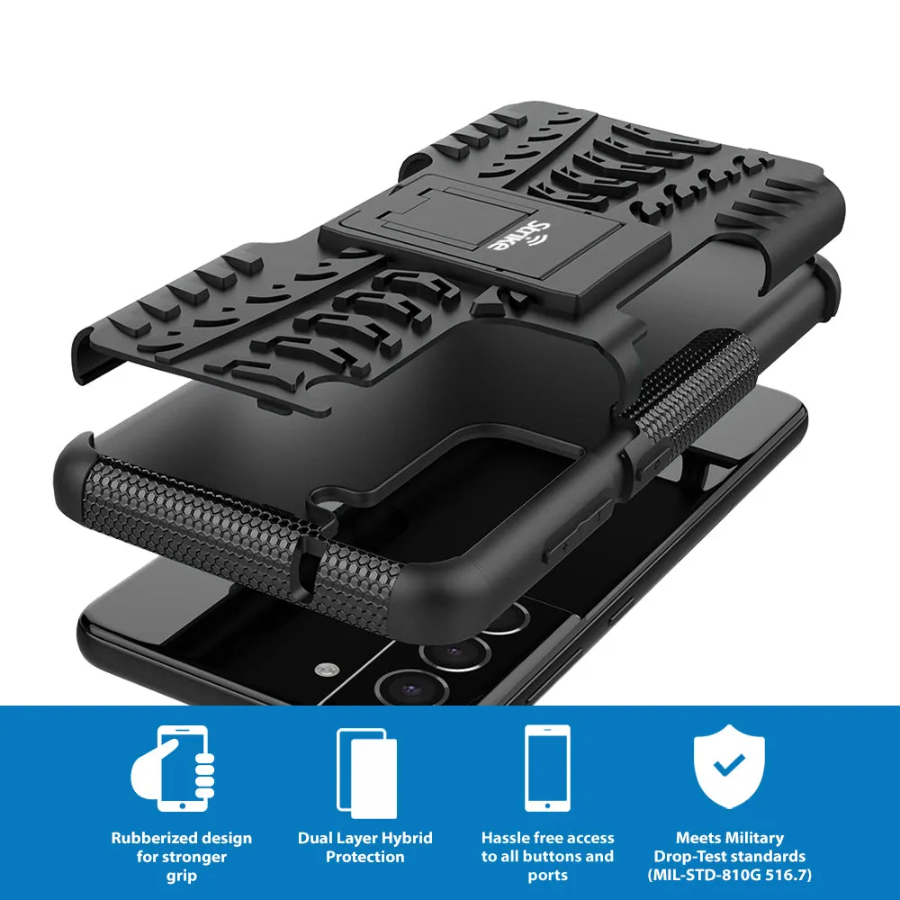 Strike Rugged Case for Samsung Galaxy S21 FE 5G (Black)