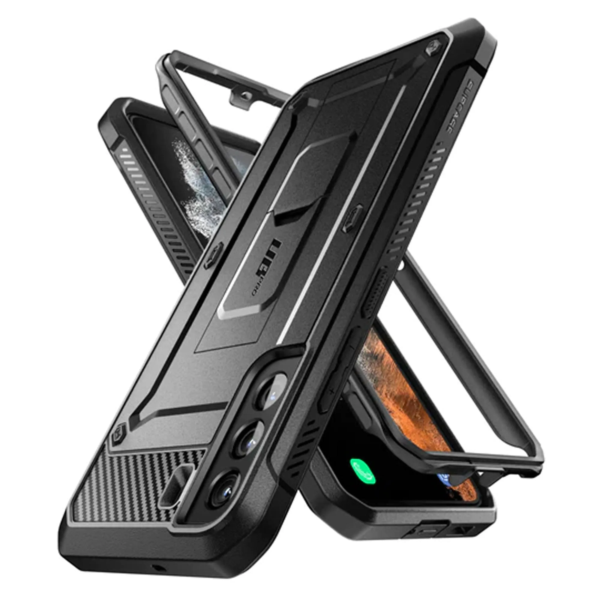 Supcase Unicorn Beetle Pro Rugged Case for Samsung Galaxy S22 Plus - Black