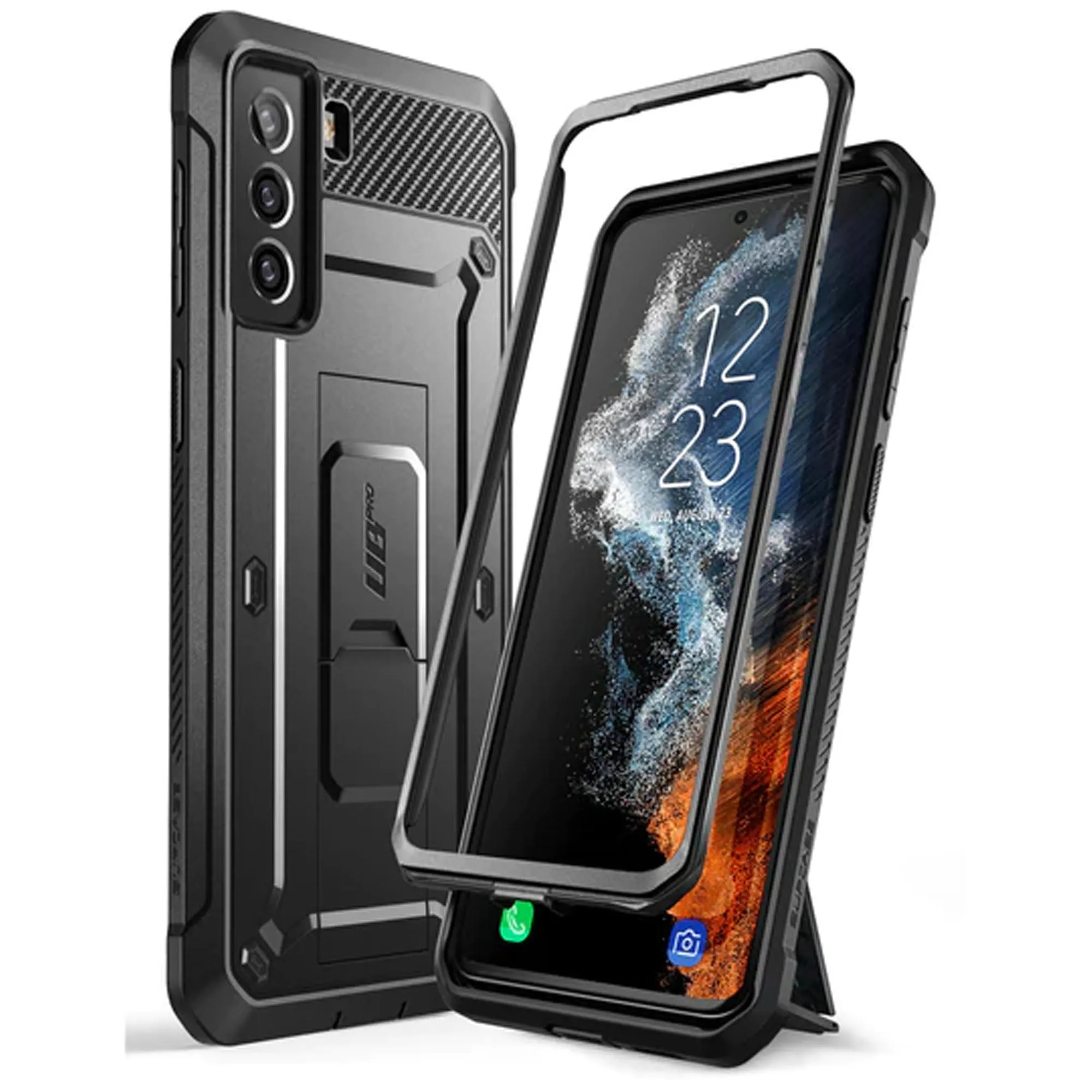 Supcase Unicorn Beetle Pro Rugged Case for Samsung Galaxy S22 Plus - Black