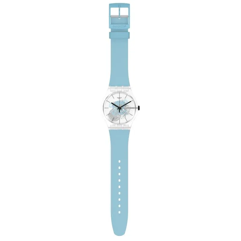 Swatch BLUE DAZE Watch SO29K105