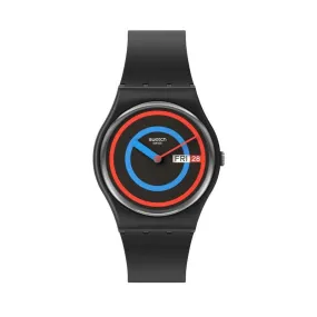 Swatch CIRCLING BLACK Watch SO28B706