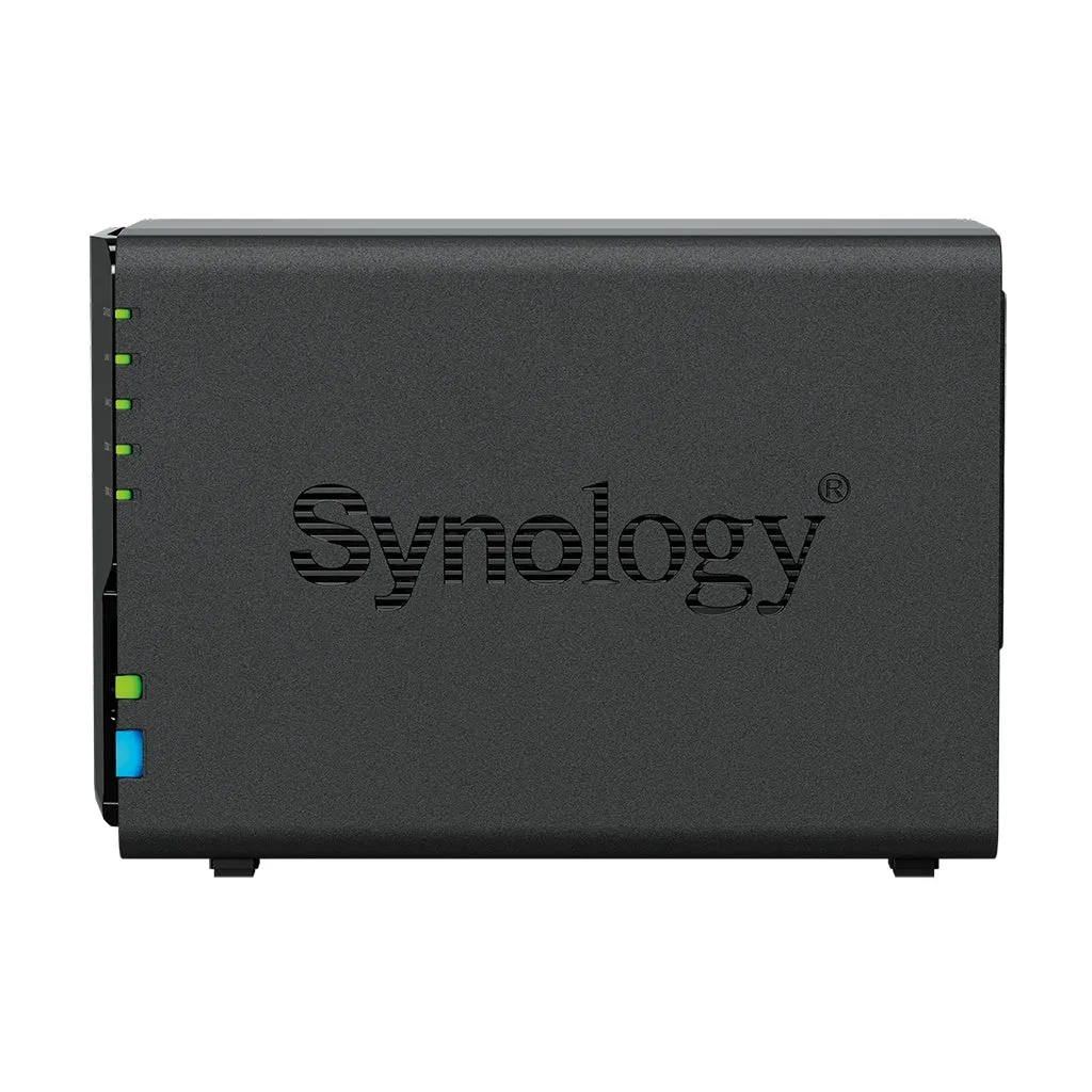 Synology DS224  NAS DiskStation 2-Bays with Quad Core CPU, 2GB Memory, 2-Bays NAS Data BackUp Storage