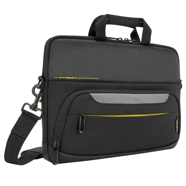 Targus Citygear Slim Topload Laptop Case - Notebook Carrying Case - 14" - Black