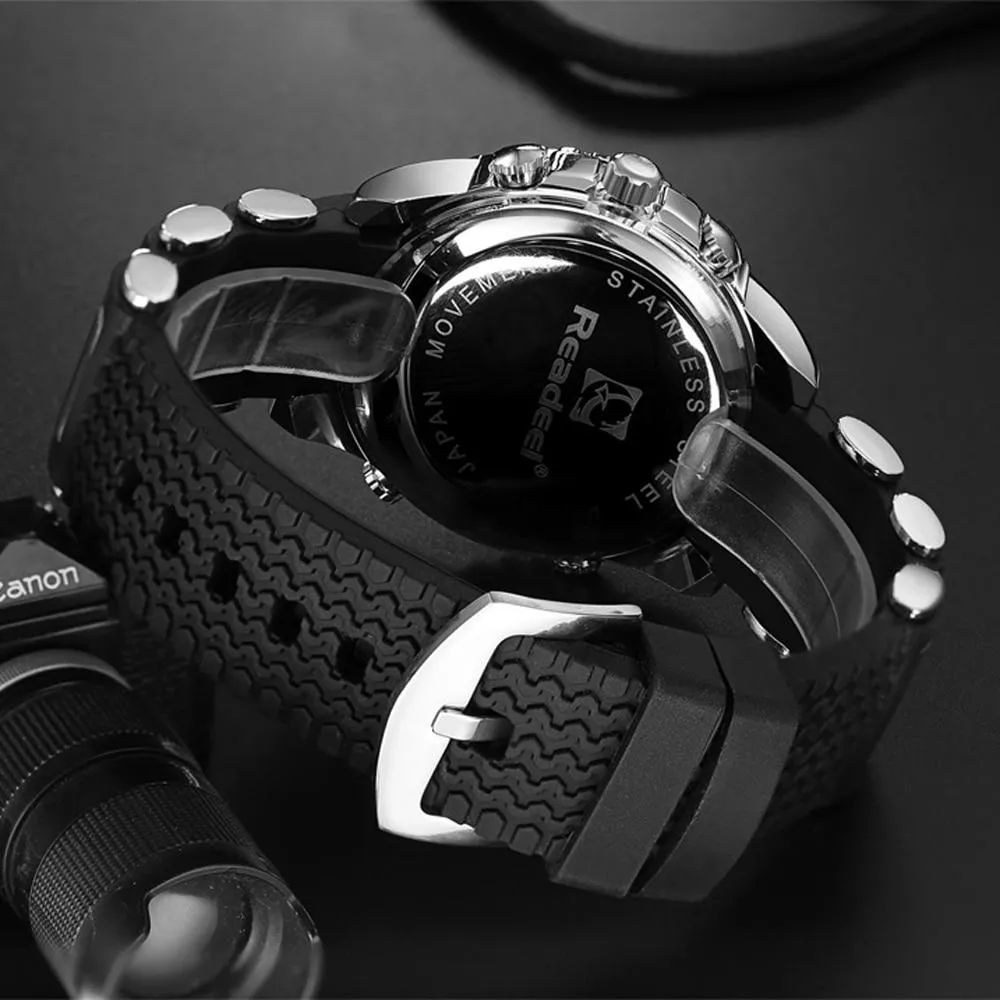 Top Brand Luxury Rubber LED Digital Men's Quartz Watch Sports Army Military Wrist Watch