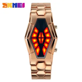 Top Luxury Skmei 1082 Snake Headh Blue/Red Led Watches Men Novelty Designer Men's Military Relogio Masculino Wristwatches