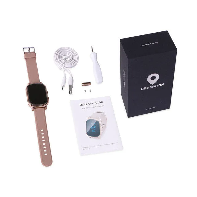 Topsking Original Kids GSM GPS Tracker SIM Smart Watch T58 or iOS Android