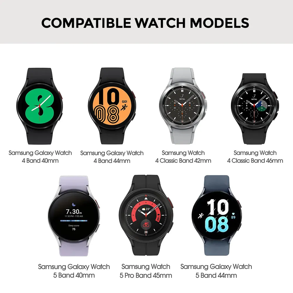 Trail Loop Band| Samsung Galaxy Watch 5 40mm 44mm/Galaxy Pro 5 45mm/Galaxy Watch 4 40mm 44mm| Black/Grey