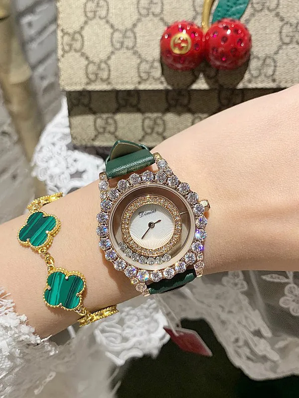 Transparent Full of  Diamond Women's Watch