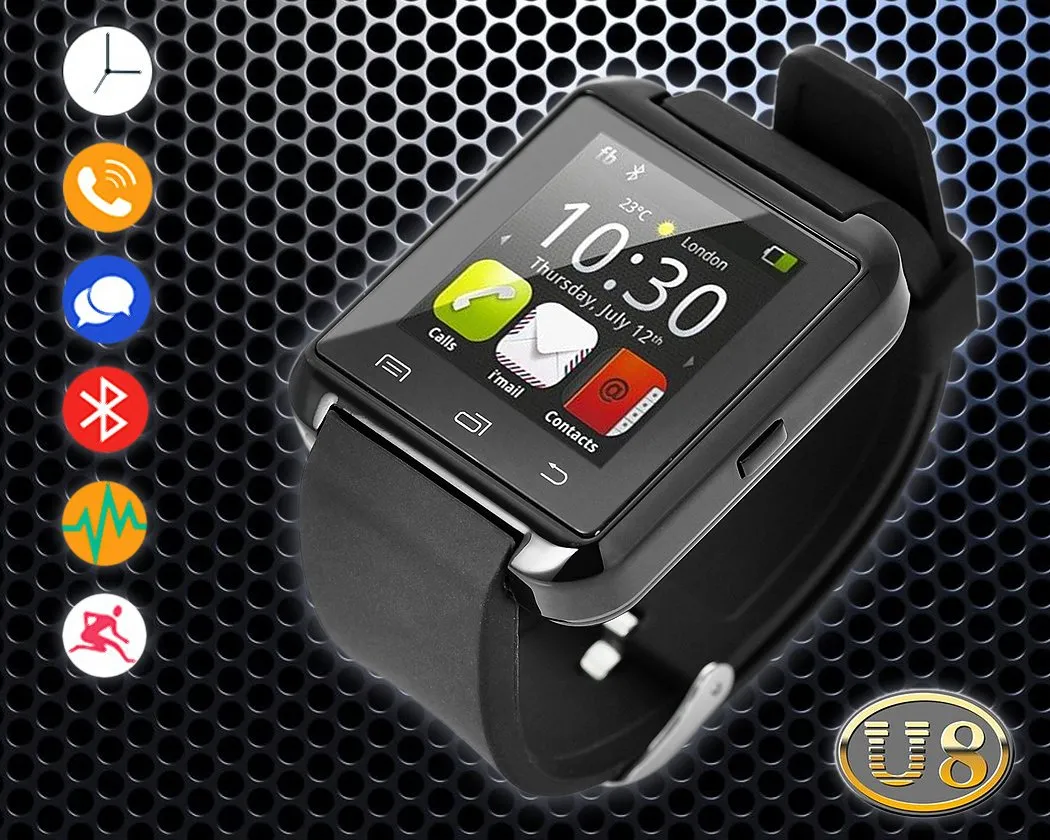 U8 Bluetooth Sport Smart Watch Android Smartphones