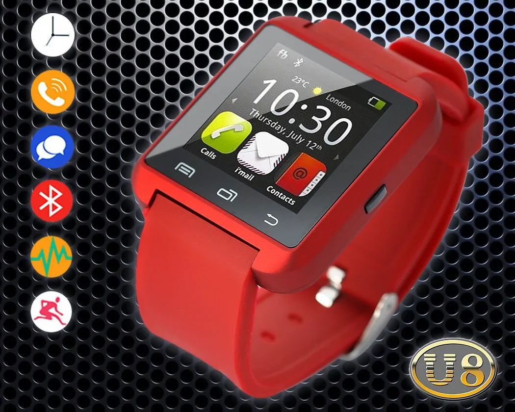 U8 Bluetooth Sport Smart Watch Android Smartphones