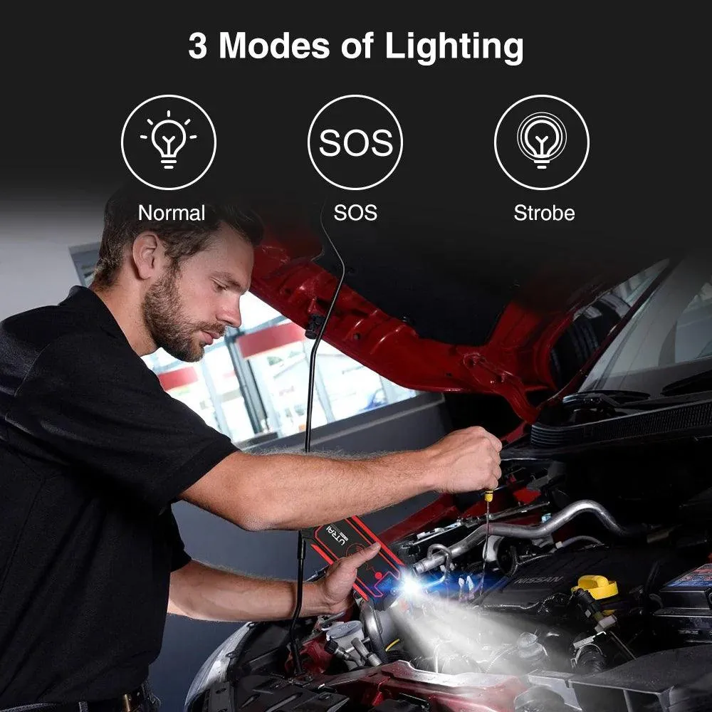 Ultimate 2500A Car Jump Starter with Wireless Charging, LCD Display, and Safety Hammer