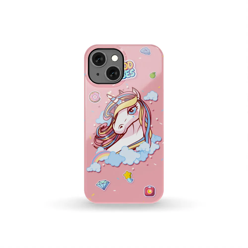 Unicorn Good Vibes Phone Case