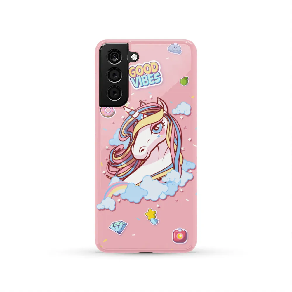 Unicorn Good Vibes Phone Case