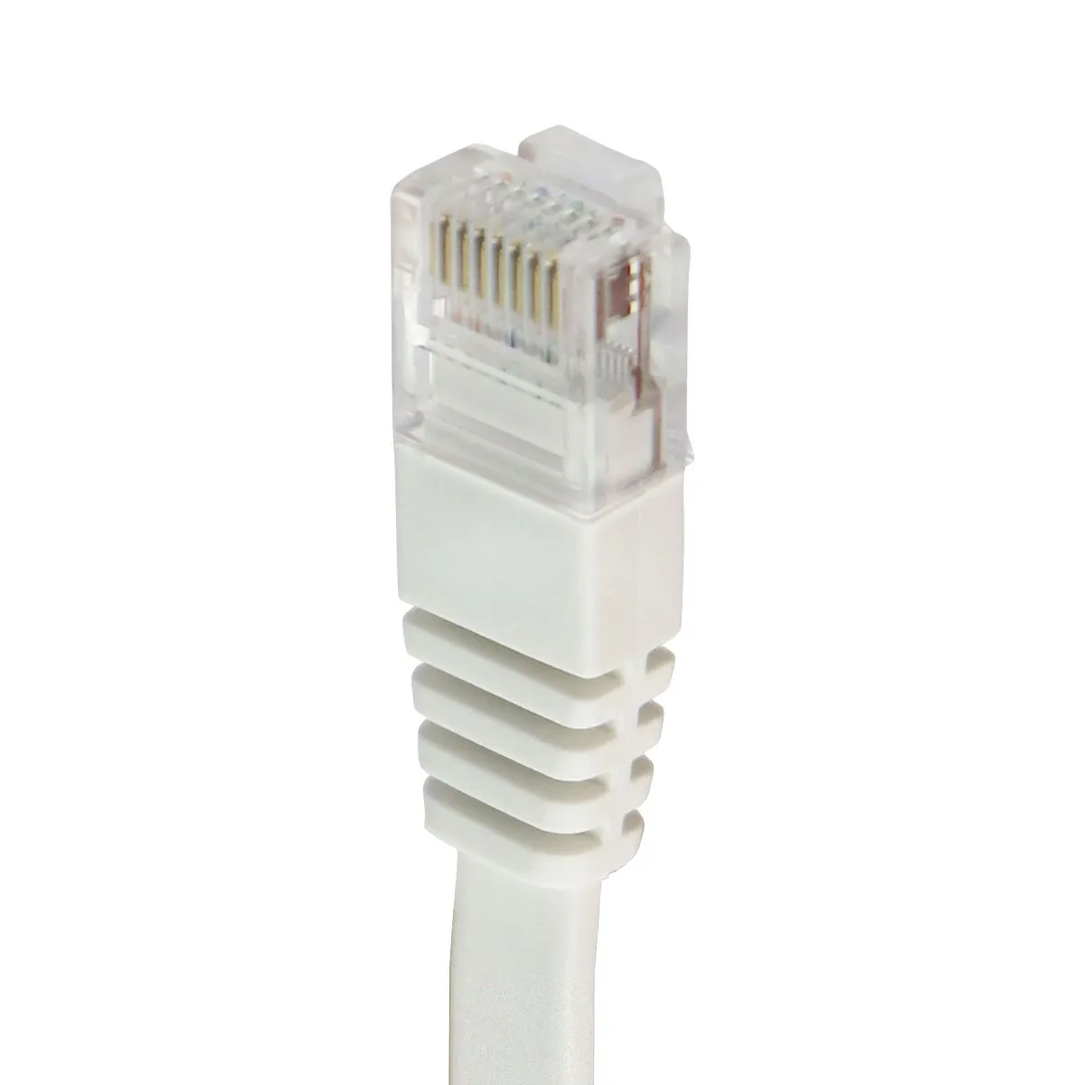 Verizon (5-Foot) Flat Tangle-Free Ethernet CAT 5E Patch Cable - White