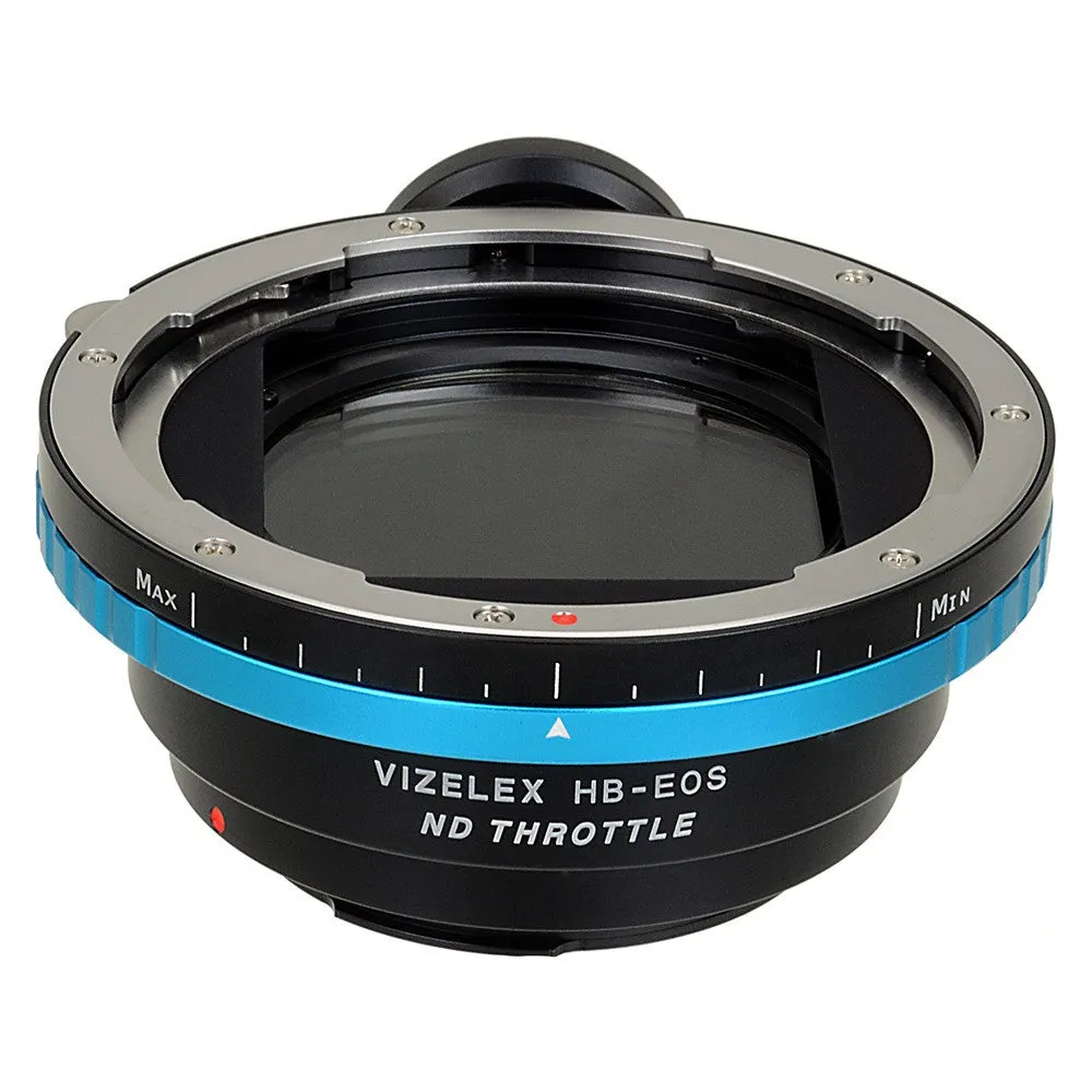 Vizelex ND Throttle Lens Mount Adapter - Hasselblad V-Mount SLR Lenses to Canon EOS (EF, EF-S) Mount SLR Camera Body with Built-In Variable ND Filter (2 to 8 Stops)