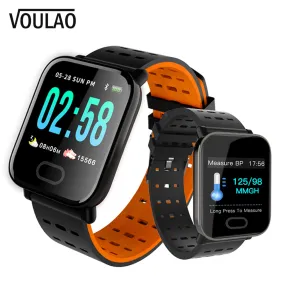 VOULAO A6 Smart Watch Men Women Heart Rate Monitor Sport Fitness Tracker Waterproof Smartwatch For IOS Android Sport Wristband