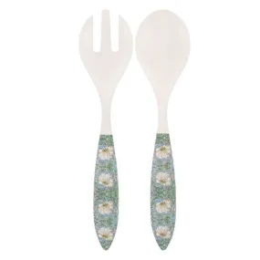 William Morris Pimpernel Bamboo Salad Server Set