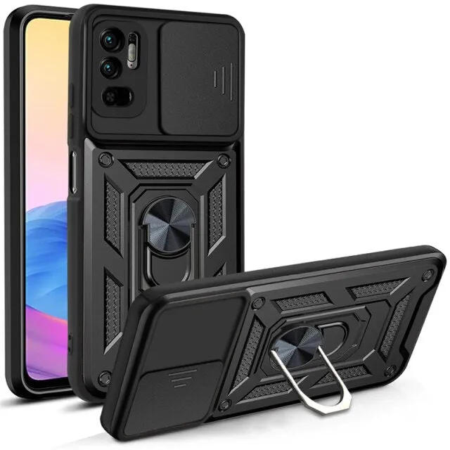 Window Push Ring Armour Case | Realme