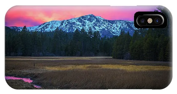 Winter Meadow By Brad Scott - Phone Case