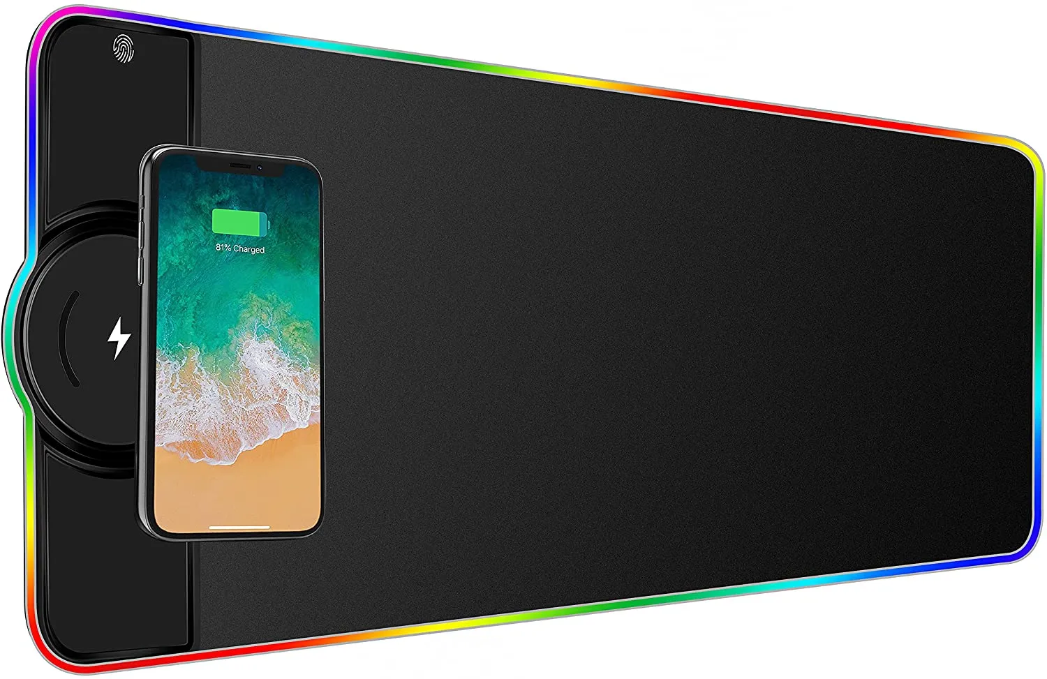 Wireless Charging Extended RGB Mouse Pad