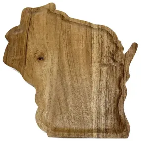 Wisconsin State Wood Tray