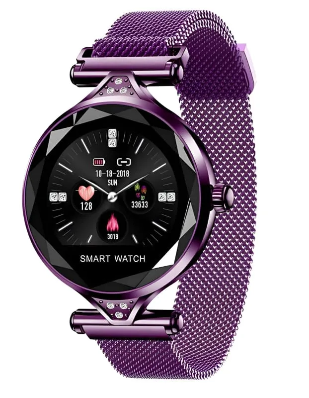 Womens Fashion Smart Watch with Elegant Diamante Strap