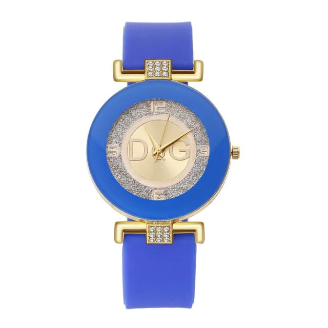 Women's Minimalist Designed Silicone Strap Watch