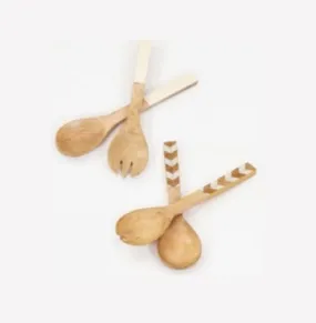 Wood Salad Server