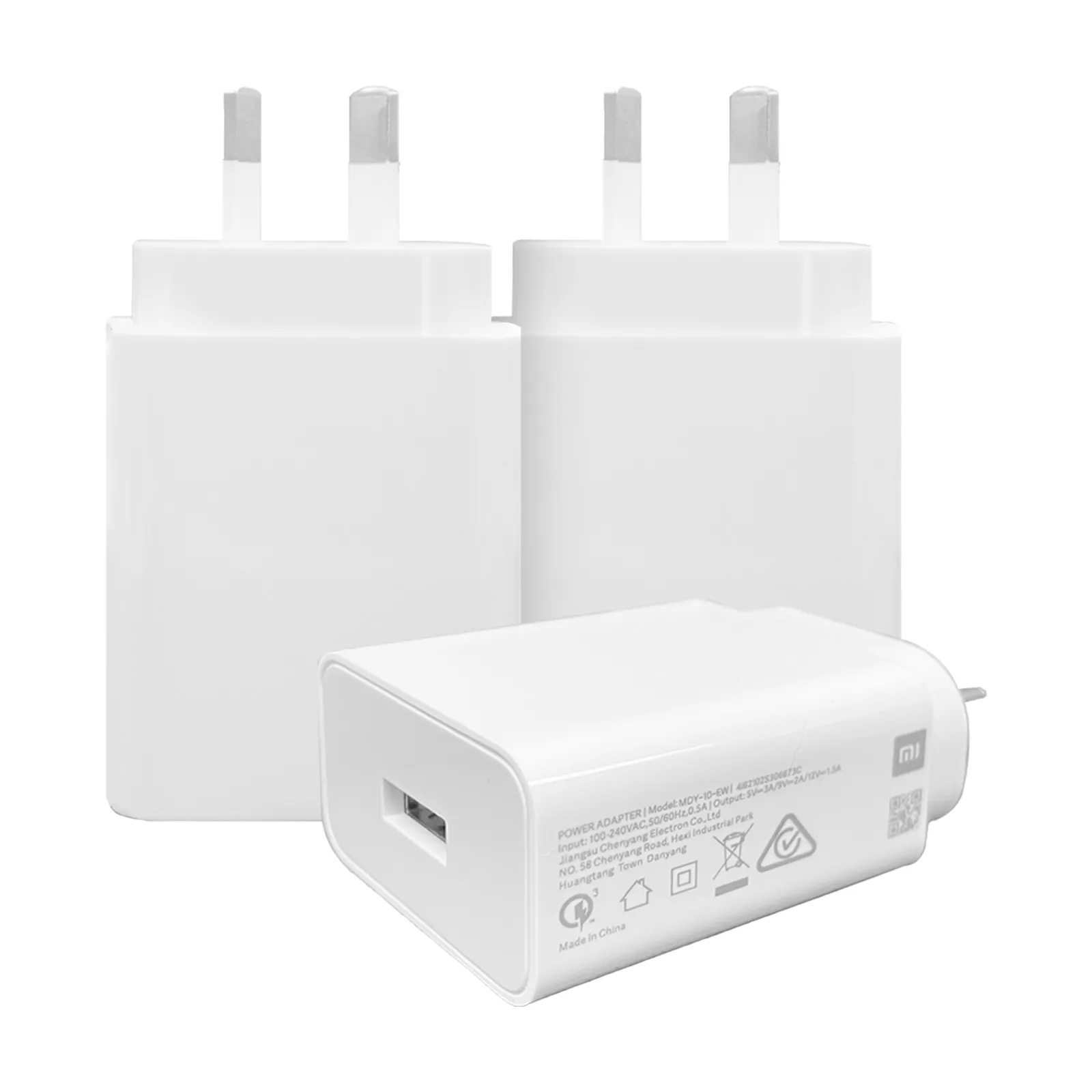 Xiaomi 18W Fast Charger QC 3.0 3-Pack