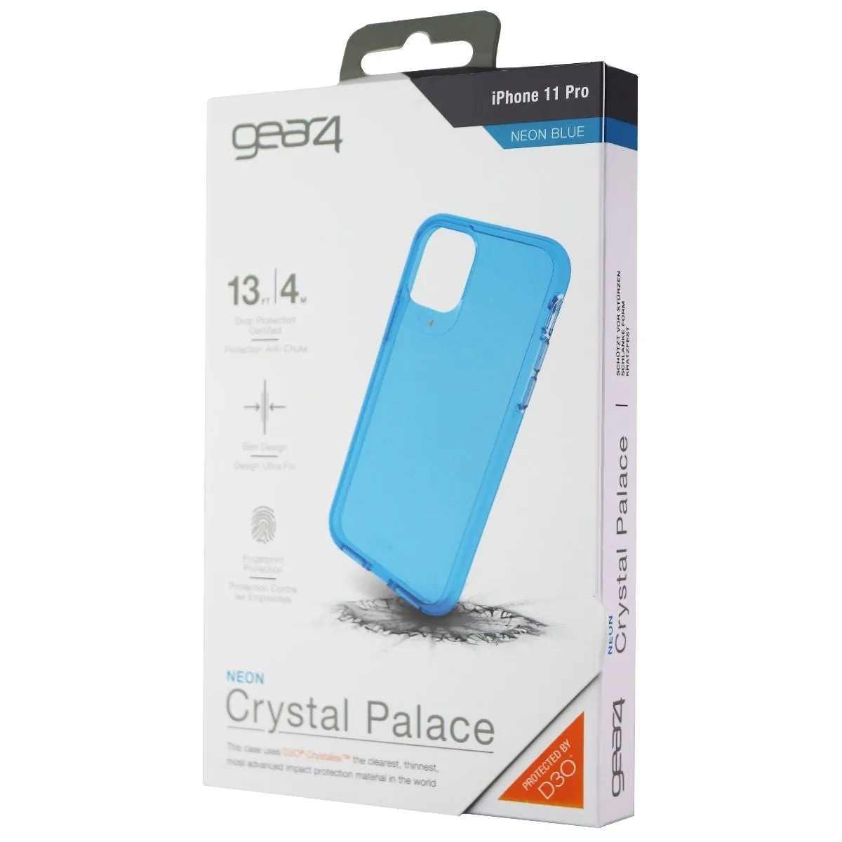 ZAGG Neon Crystal Palace Series Case for Apple iPhone 11 Pro - Neon Blue